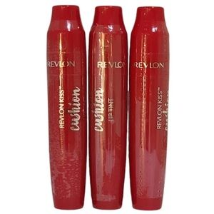 Set of 2 Revlon Kiss Cushion Lip Tint in Crimson